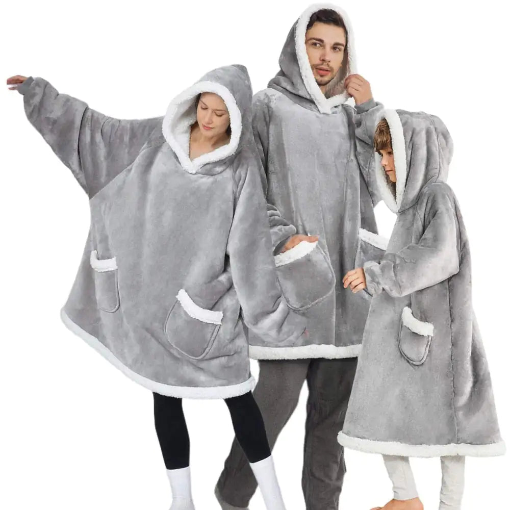 Fleece Hoodie Blanket