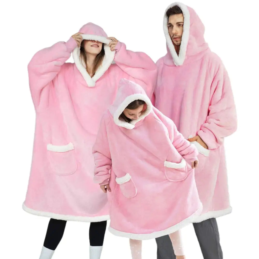 Fleece Hoodie Blanket