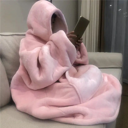 Fleece Hoodie Blanket