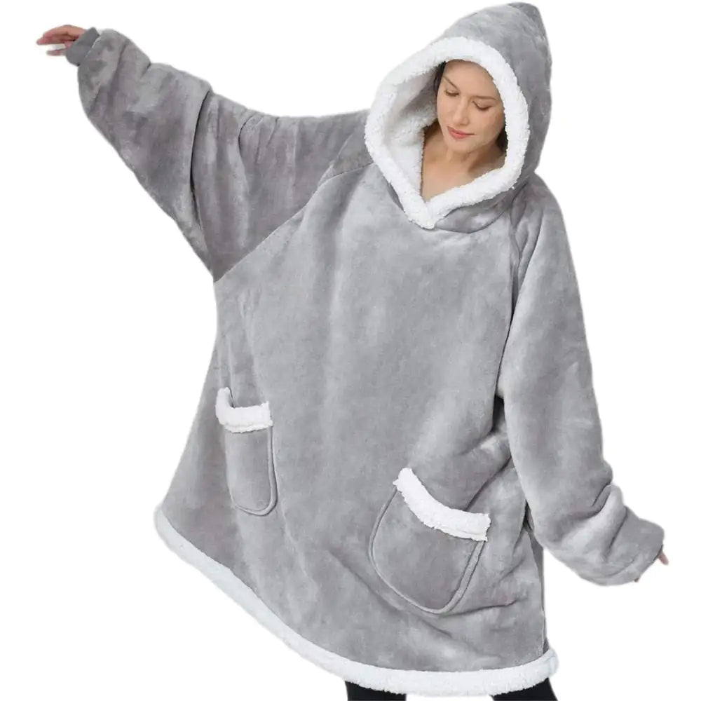 Fleece Hoodie Blanket